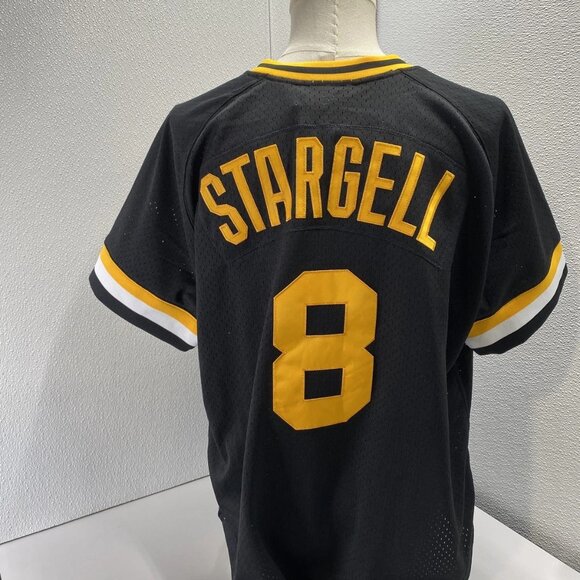 Mitchell & Ness Men’s Pittsburgh Pirates Willie Stargell Batting Practice Jersey - Picture 7 of 12